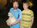 Karel se Zlatkou v náručí a Lukáš